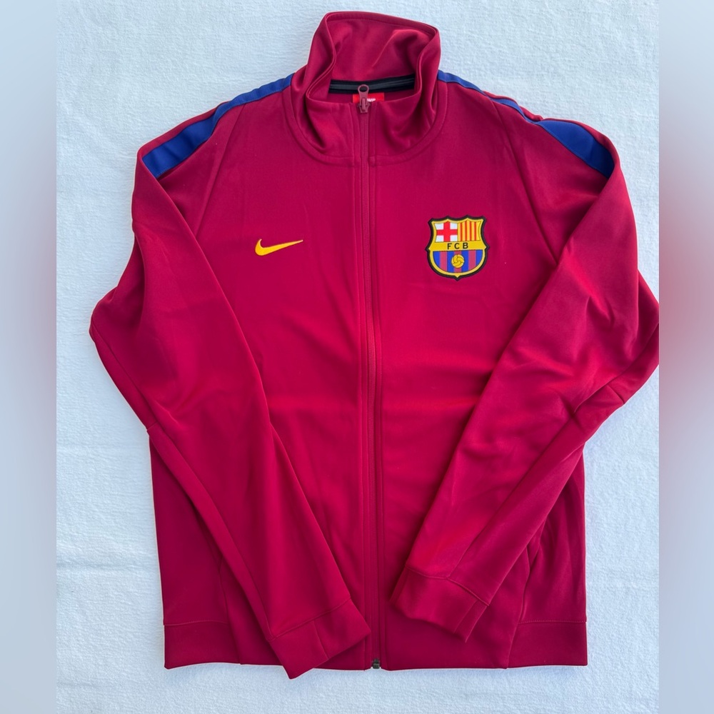 Nike FCB Red Barca Track Jacket